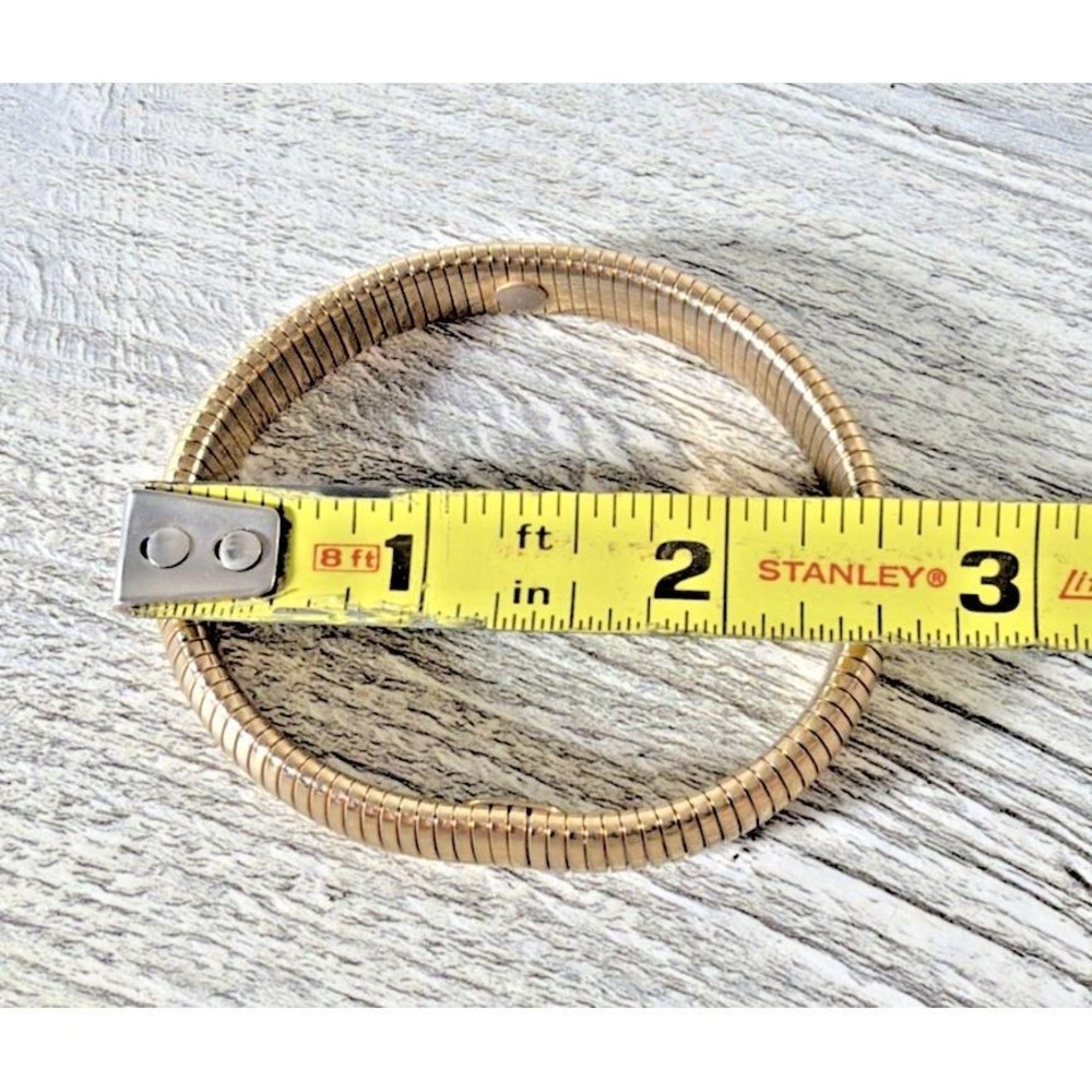 Vintage Parklane Gold Tone Embraceable Stretch Bracelet - Picture 7 of 7